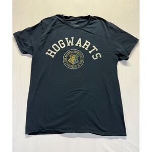 Harry Potter T Shirt Mens Large Black Hogwarts School of Witchcraft and Wizardry